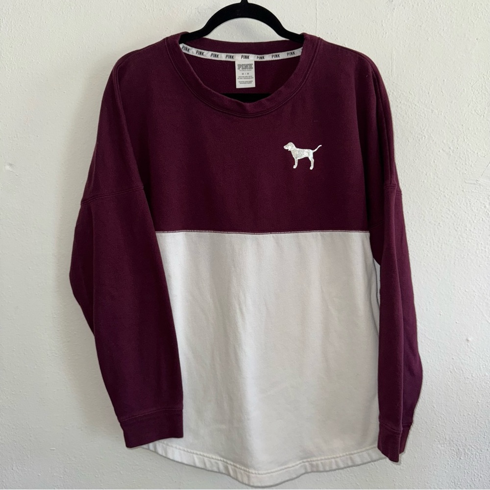 PINK Victoria's Secret Burgundy Sweatshirt